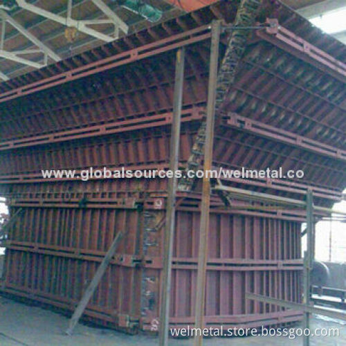 Prefabricated concrete girder steel frame formwork